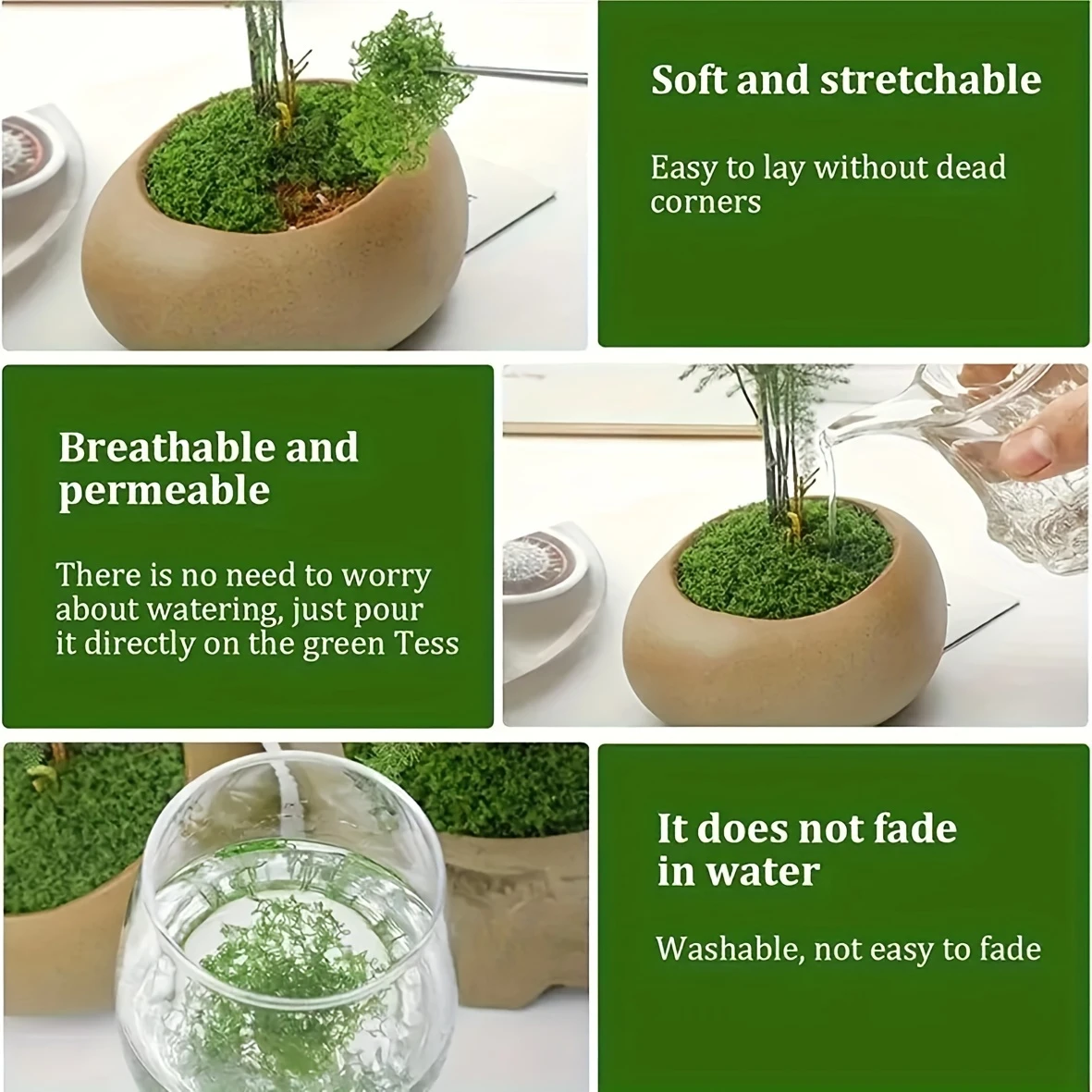 50g Fake Moss DIY Crafts Grass – Sphagnum Moss Dry Bewertung und Preis