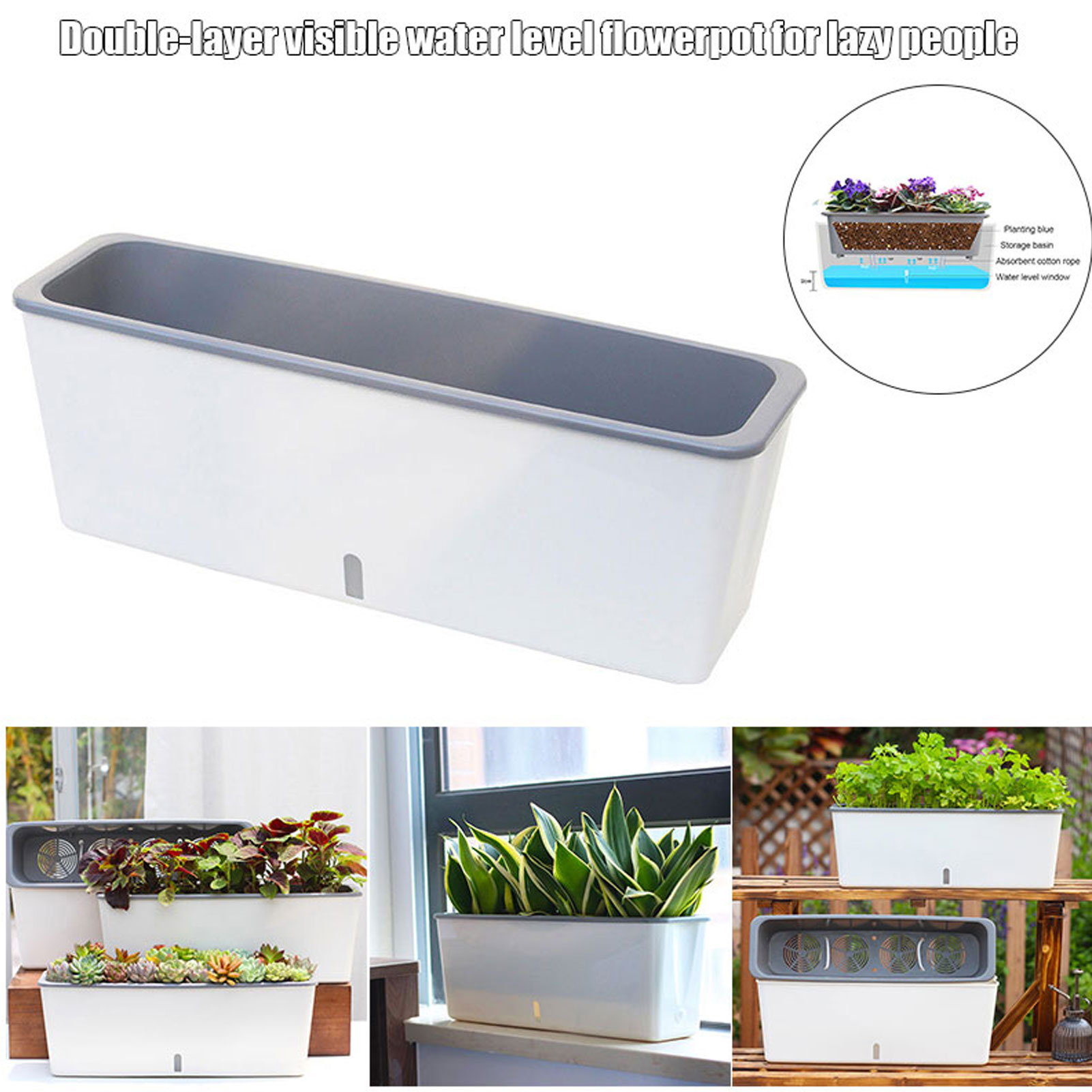 Self-Watering Planter Pots wit – Self Watering Insert Bewertung und Preis