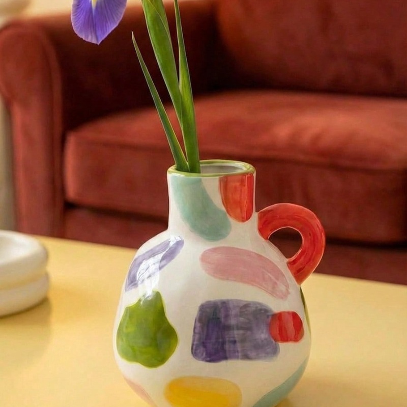 Modern Geometric Ceramic Vase  – Propagation Station Vase Bewertung und Preis