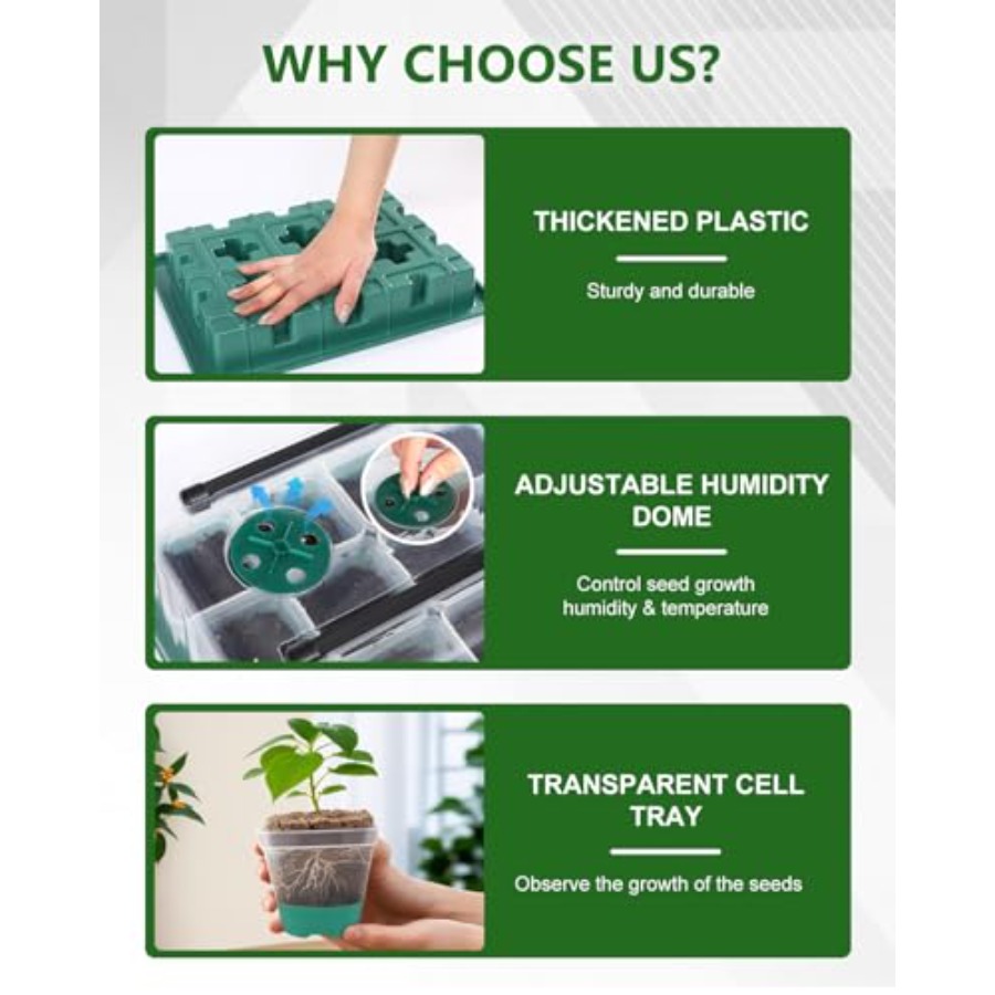Seed Starter Kit with Grow Lig – Humidity Dome Kit Bewertung und Preis