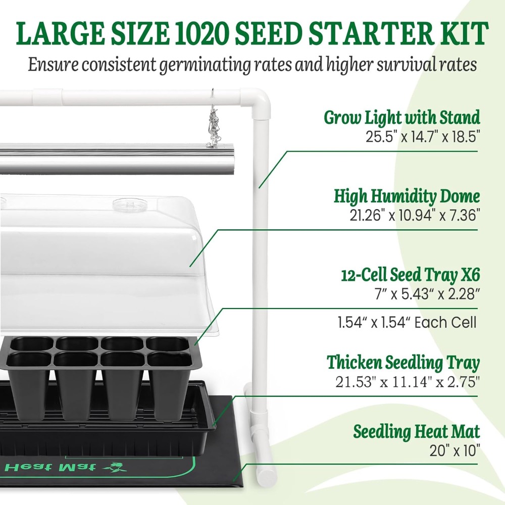 Seed Starter Kit with Grow Lig – Humidity Dome Kit Bewertung und Preis