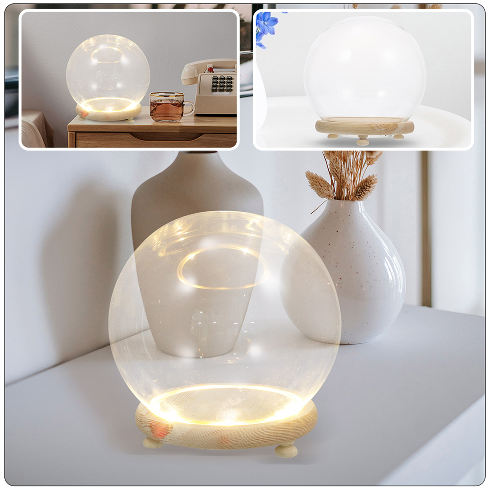 Eternal Flower Glass Cover Cle – Plastic Dome Clear Bewertung und Preis