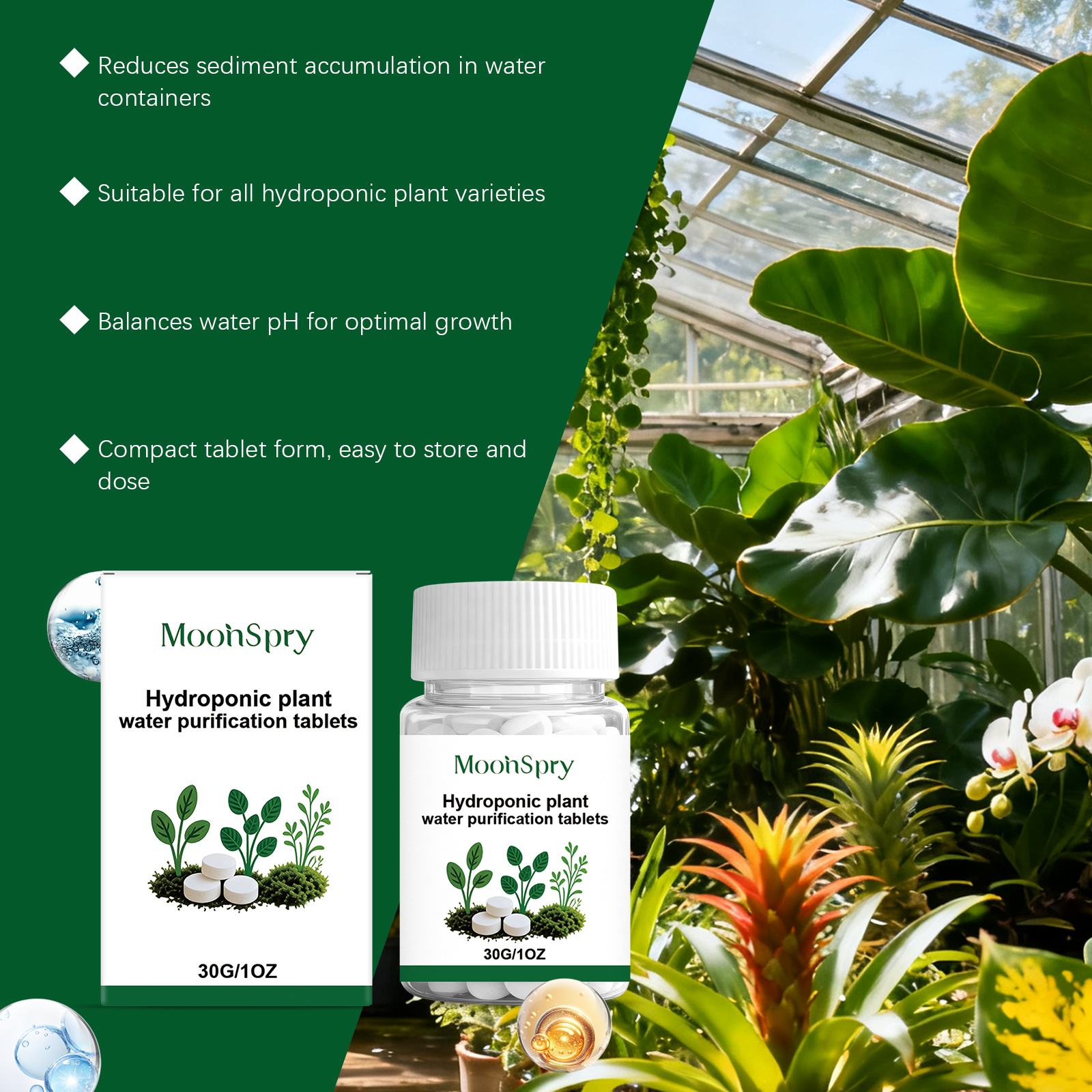 Moonspry Hydroponic Water Puri – Rooting Hormone Powder Bewertung und Preis