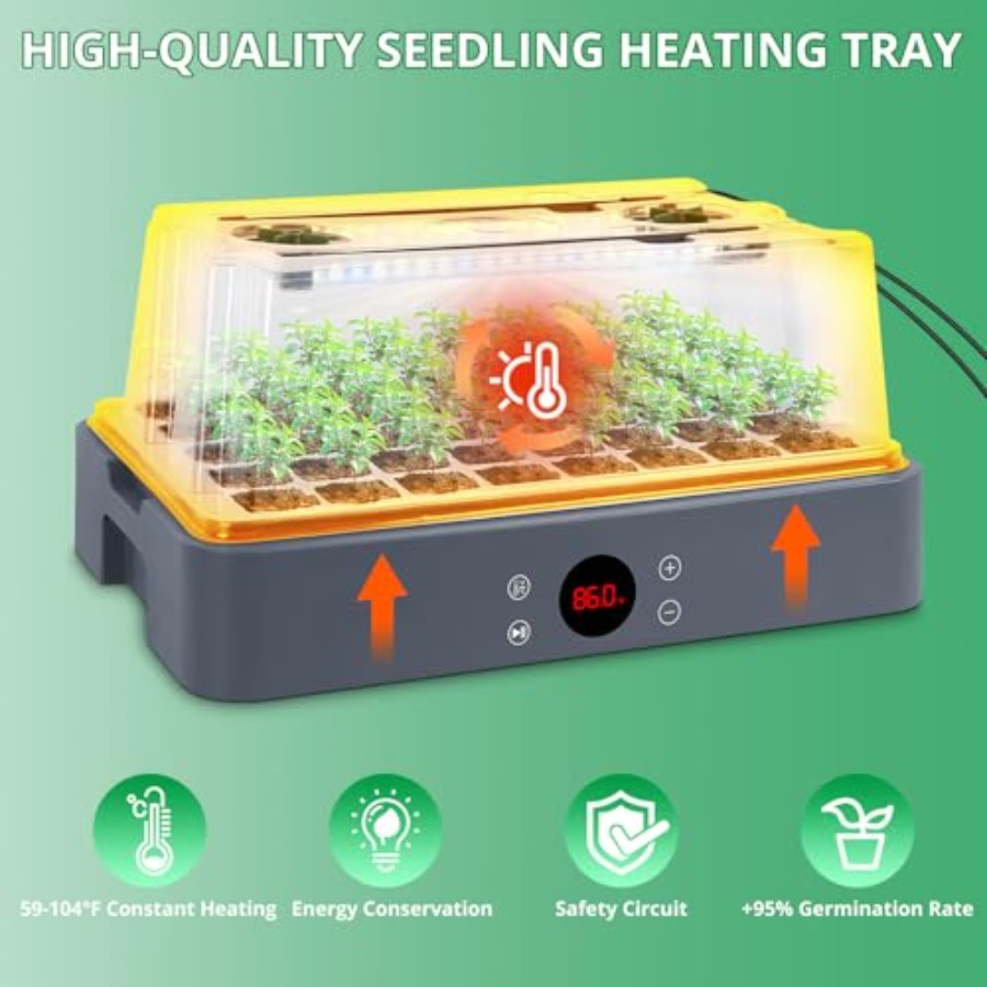 Seed Starter Tray with Grow Li – Humidity Dome Kit Bewertung und Preis