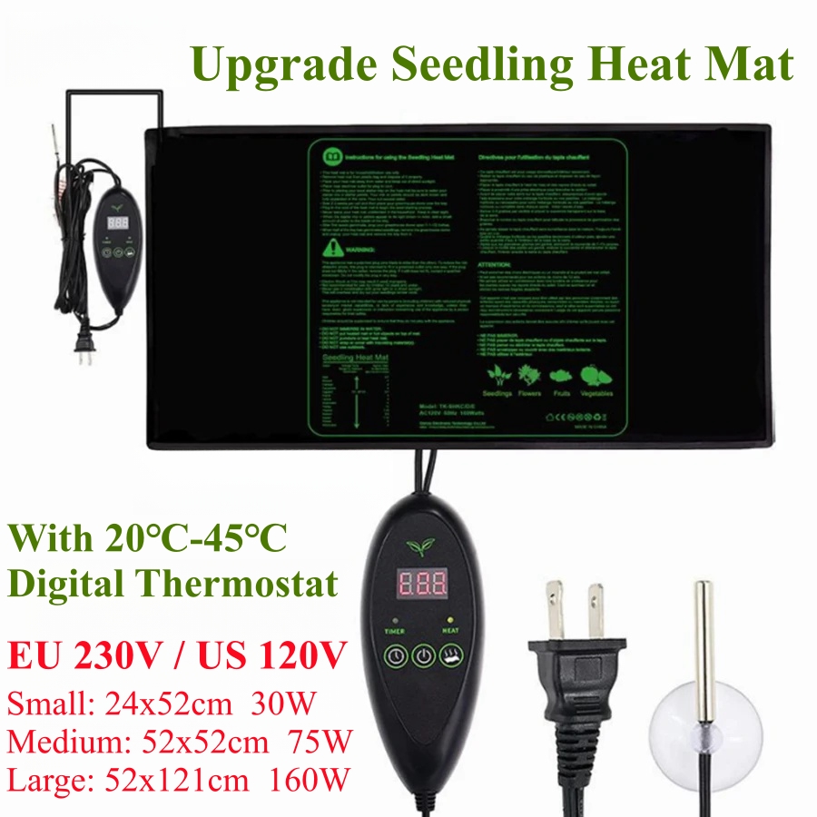 3 Sizes Upgrade Seedling Heat  – Heat Mat Seedling Bewertung und Preis