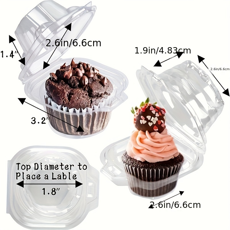200-Piece Stackable Cupcake Co – Plastic Dome Clear Bewertung und Preis