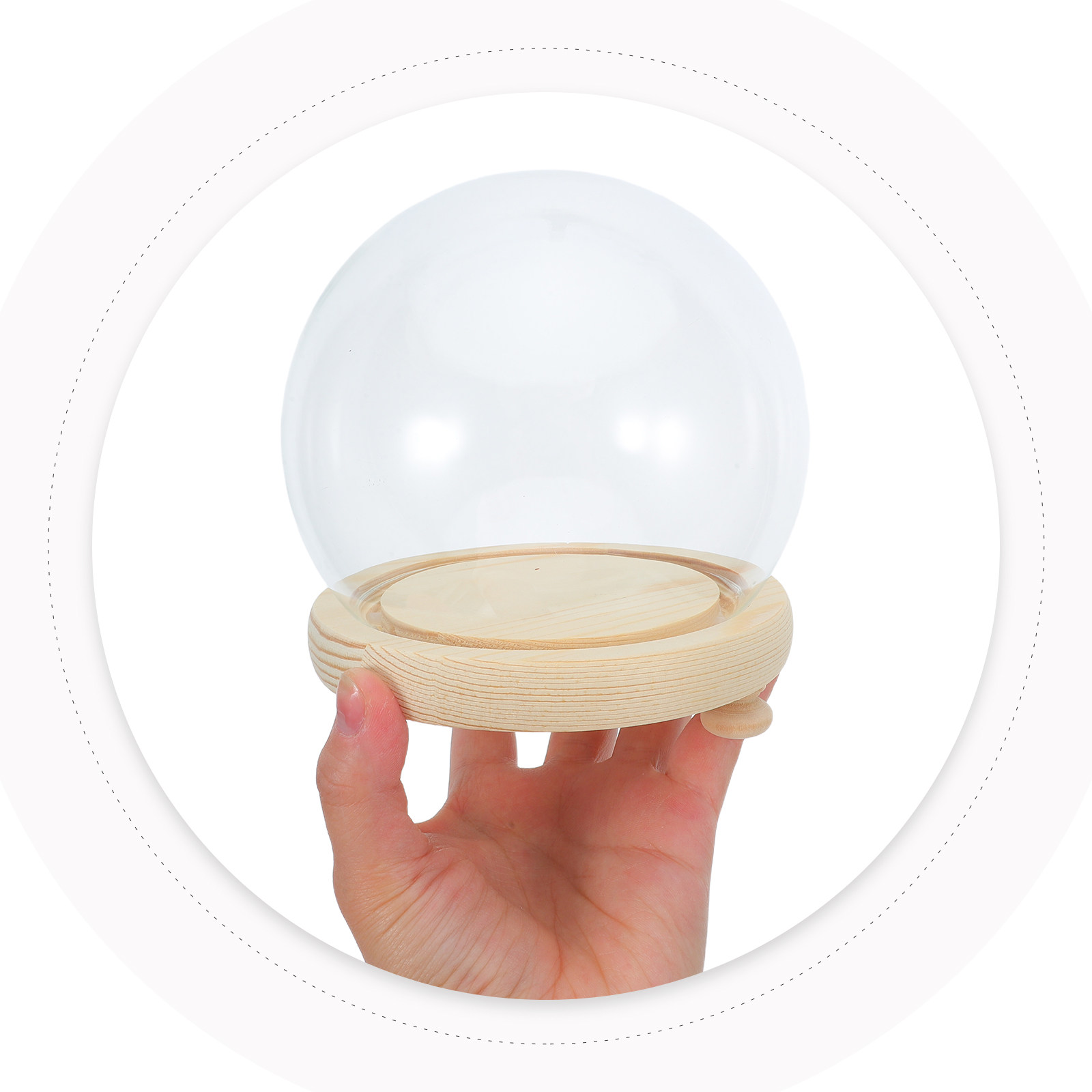 Preserved Flower Glass Dome El – Plastic Dome Clear Bewertung und Preis