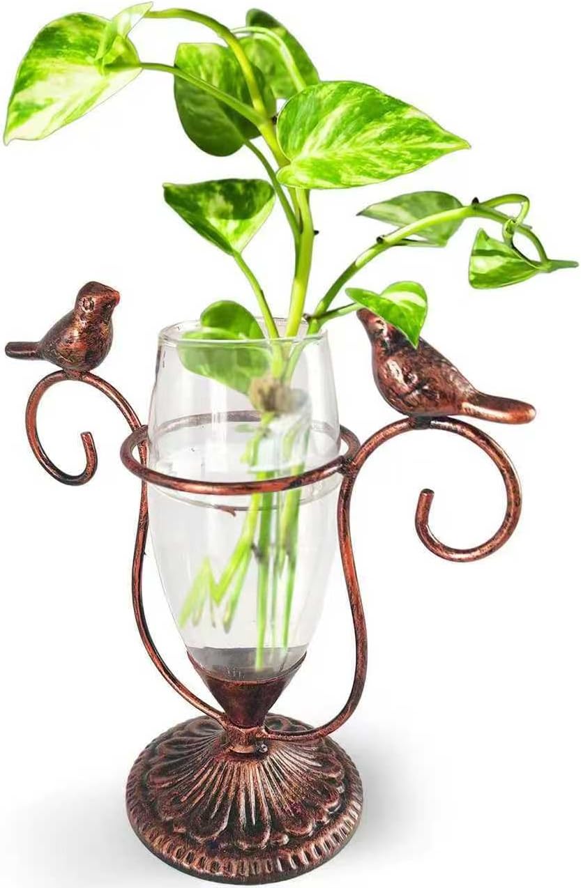 2 Vintage Copper Bird Plant Pr – Propagation Station Vase Bewertung und Preis
