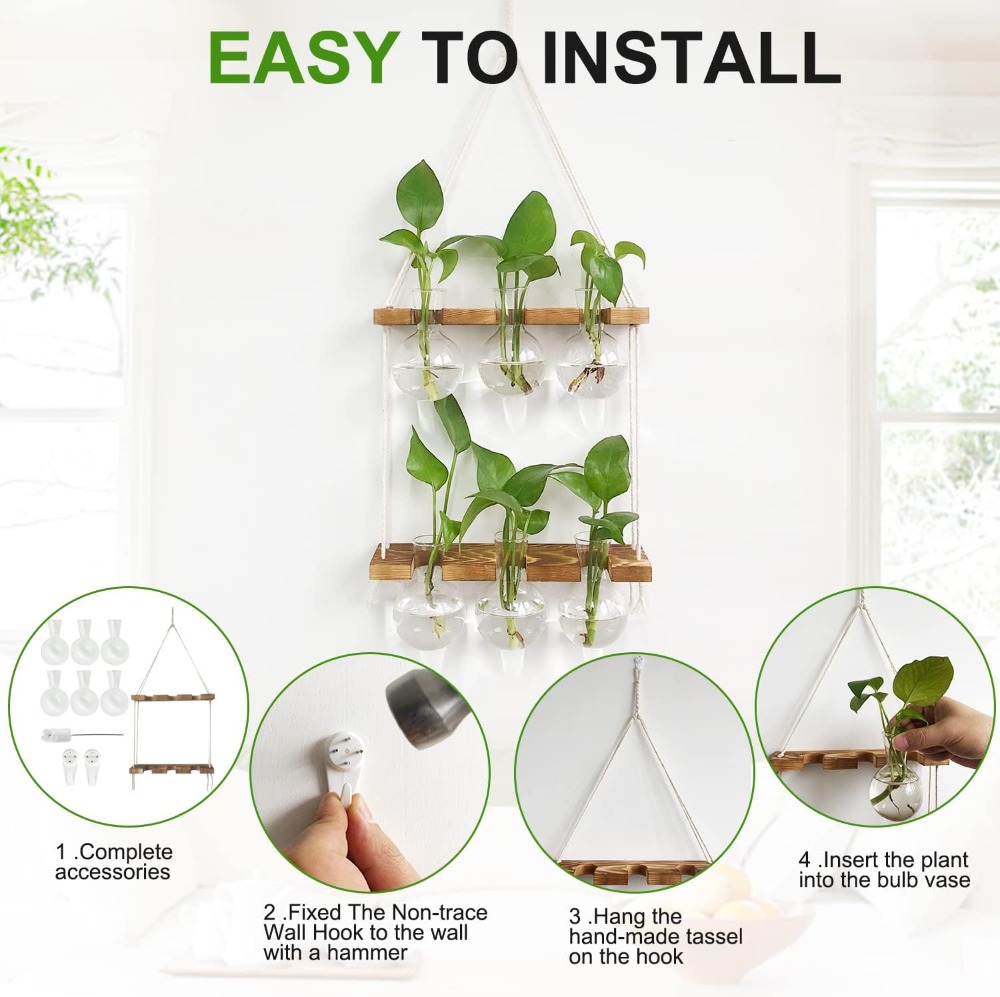 Wall Hanging Plant Propagation – Propagation Station Vase Bewertung und Preis